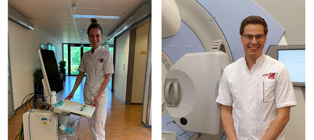 De afdeling radiotherapie van Melinda en Richard
